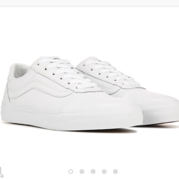 vans ward all white